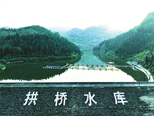 拱橋水庫工程化循環(huán)流水養(yǎng)殖基地